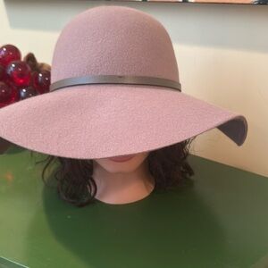 House of Harlow 1960 Blush Wool Fedora Hat Wide Brim NWOT Boho House of Harlow 1960 | Accessories | Nwot House Of Harlow  main image 3